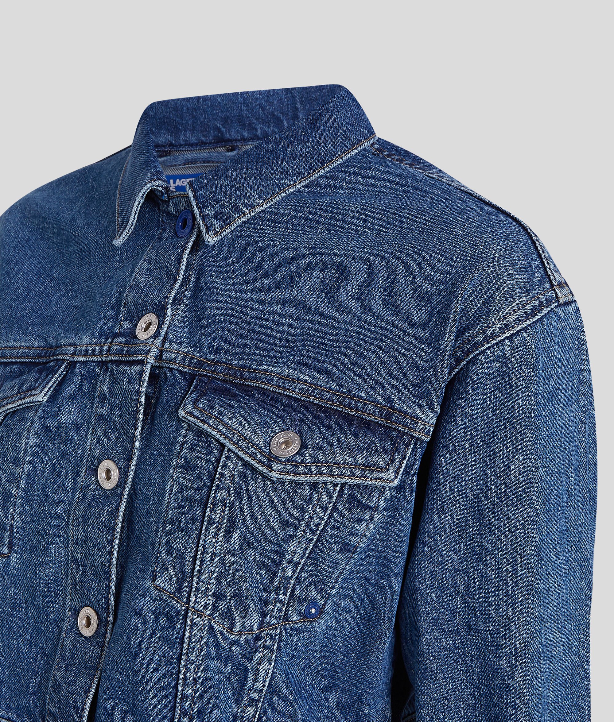 (image for) Sturdy KLJ Monogram Cropped Denim Jacket